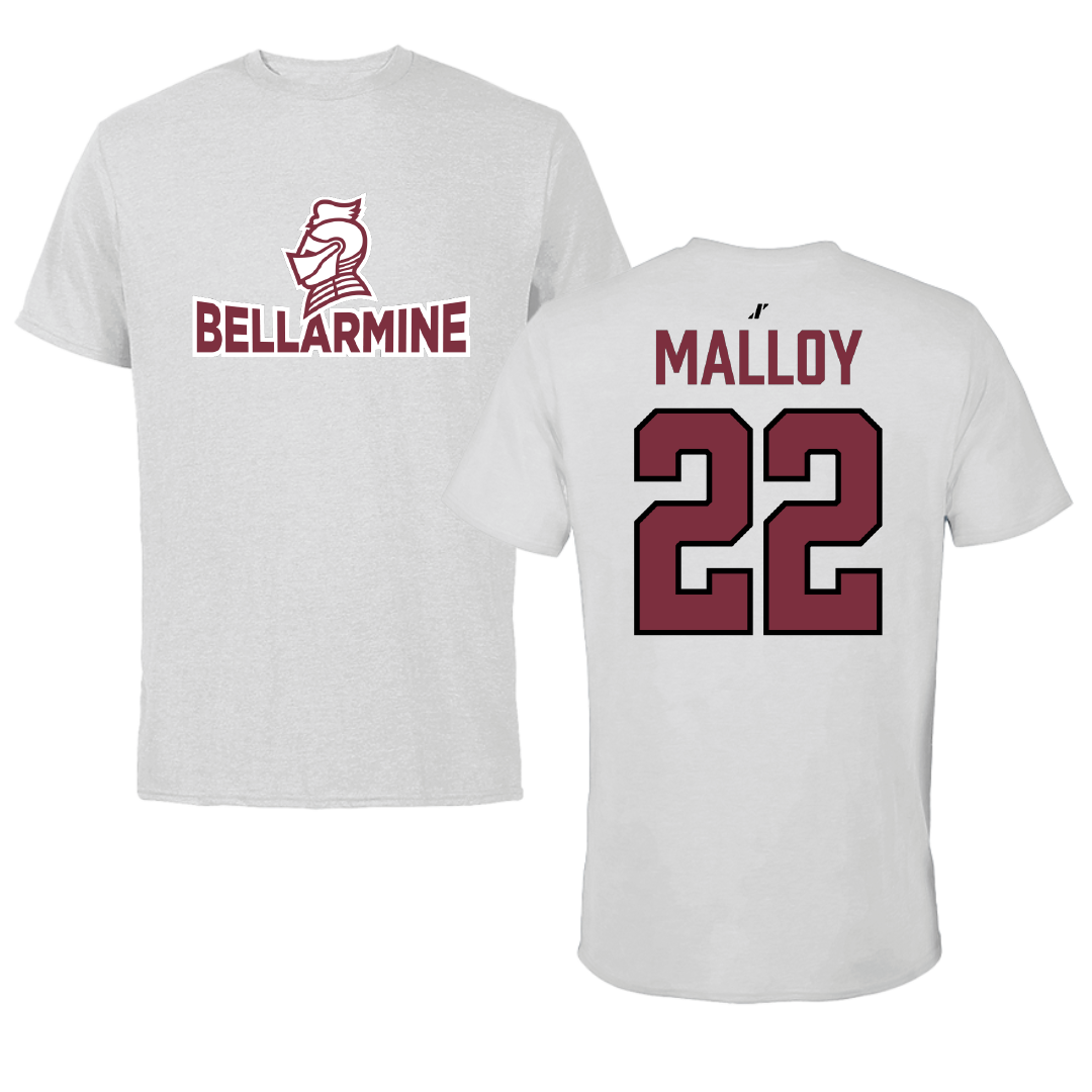 Bellarmine University Field Hockey Light Gray Tee - #22 Annie Malloy
