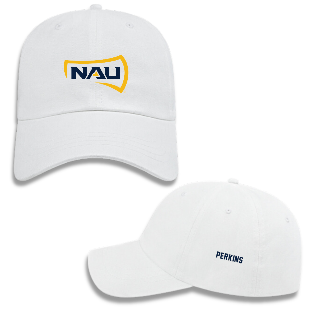 Northern Arizona University Swimming & Diving White Hat - Cydnie Perkins