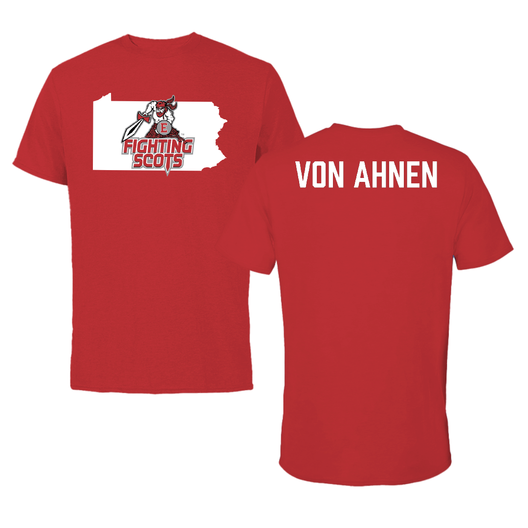 PennWest Edinboro TF and XC Red State Tee - Annika Von Ahnen