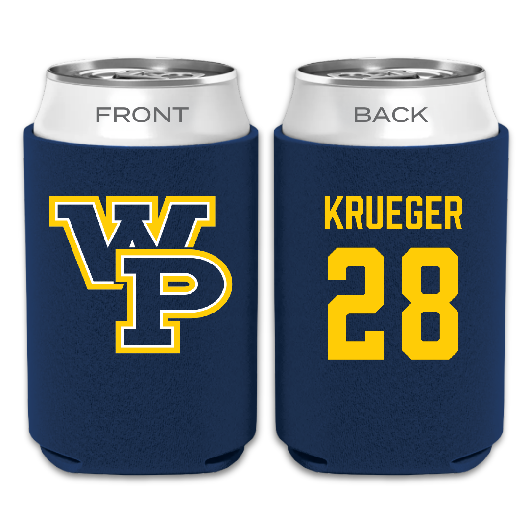William Penn University Baseball Navy Can Cooler - #28 Corbin Krueger