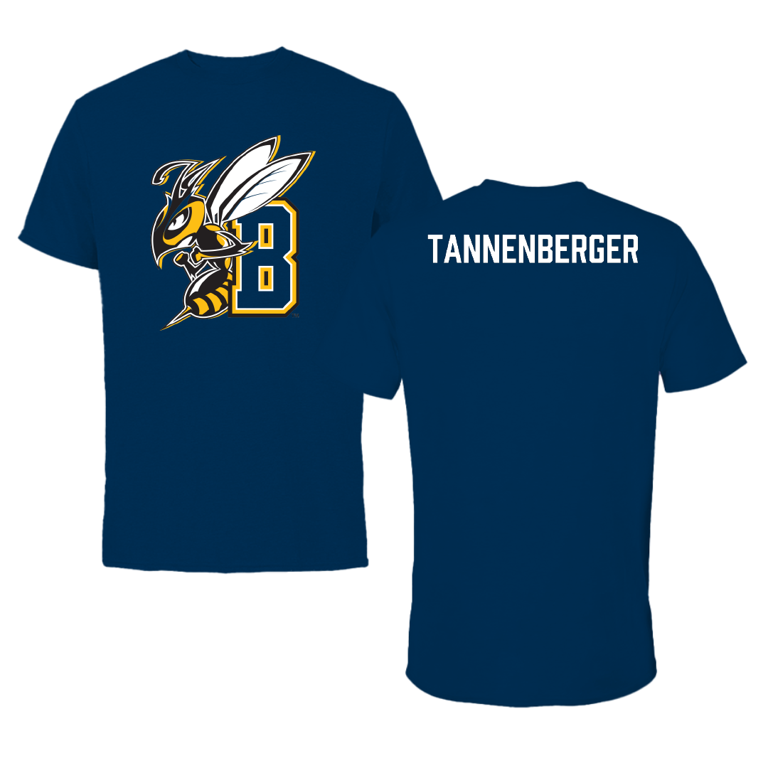 Montana State University Billings Golf (W) Navy Tee - Ella Tannenberger