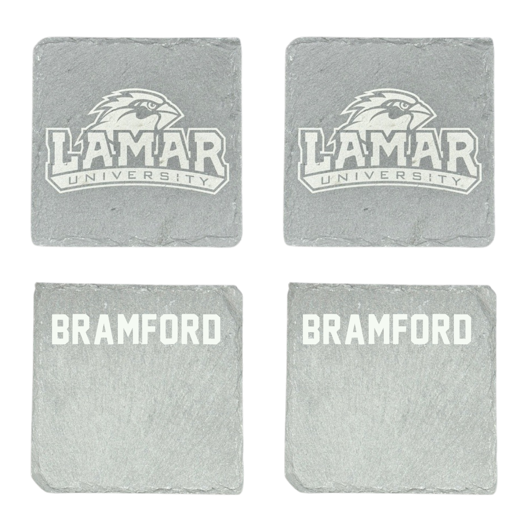 Lamar University Golf Stone Coaster (4 Pack)  - Matthew Bramford