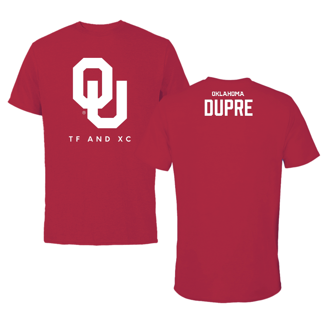 University of Oklahoma TF and XC Crimson Tee - Zalaya Dupre