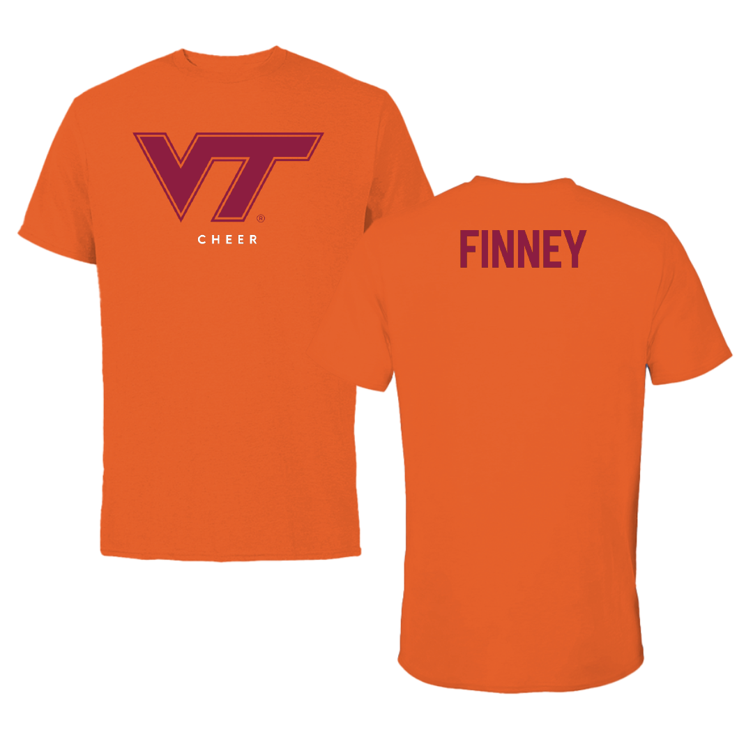 Virginia Tech Cheer True Orange Tee - Shea Finney