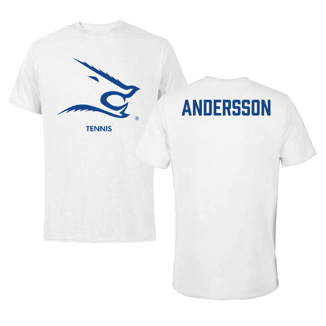 Texas A&M University-Kingsville Tennis (W) White Tee - Annika Andersson