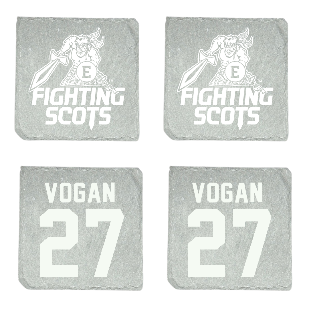 PennWest Edinboro Football Stone Coaster (4 Pack)  - #27 Nick Vogan