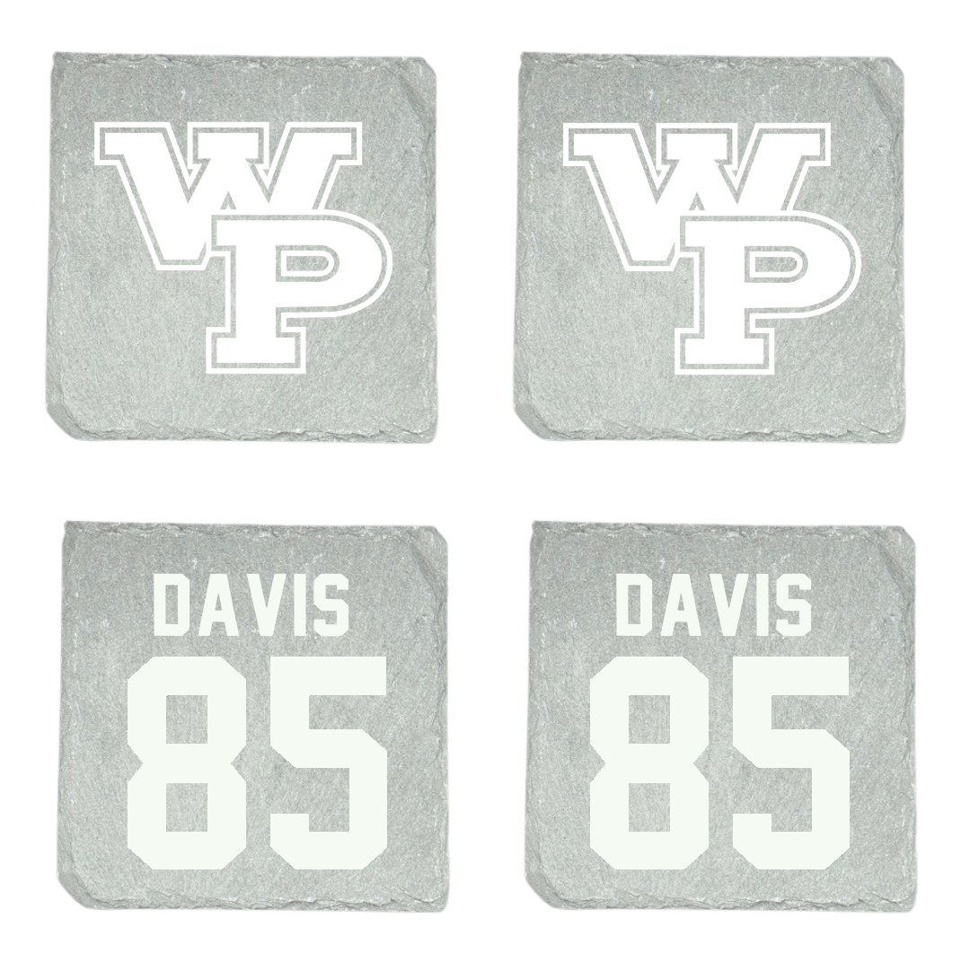 William Penn University Football Stone Coaster (4 Pack)  - #85 Montrell Davis