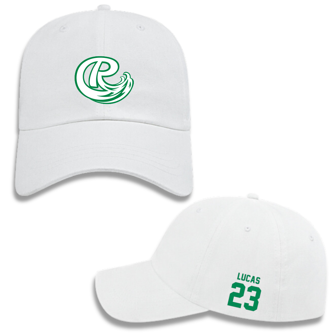 Roosevelt University Baseball White Hat - #23 Andrew Lucas