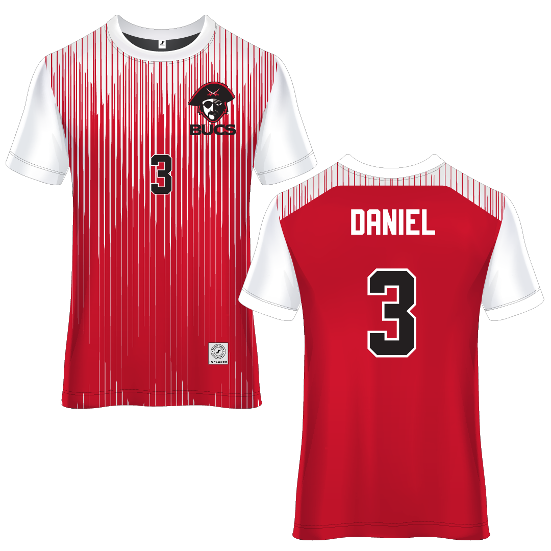 Christian Brothers University Red Soccer Jersey - #3 Moreno Daniel