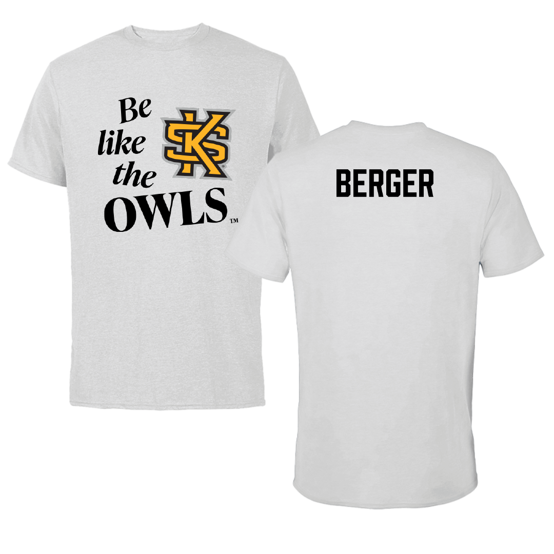 Kennesaw State University TF and XC Light Gray Be Like Us Performance Tee - Dillon Berger