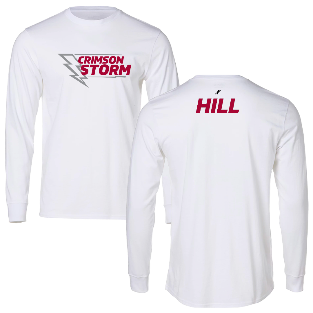 Southern Nazarene University Golf (M) White Long Sleeve - Andrew Hill