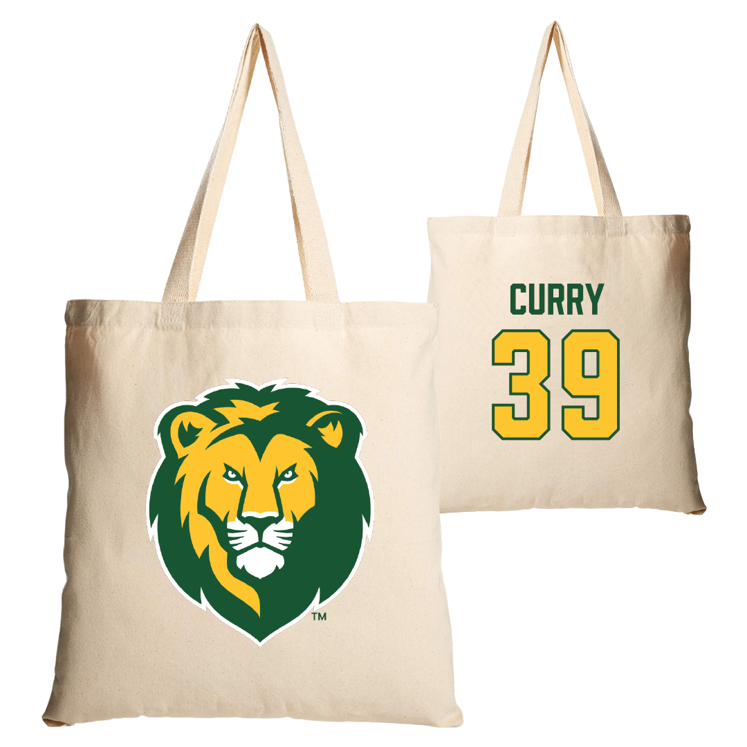 Southeastern Louisiana University Baseball Tan Canvas Tote Bag - #39 Michael Curry