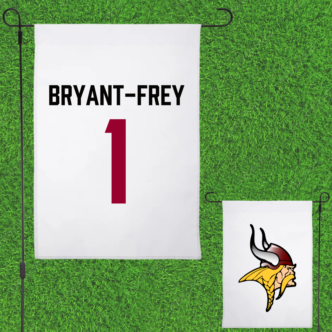 Valley City State University Basketball (M) White Garden Flag - #1 Andrew Bryant-Frey
