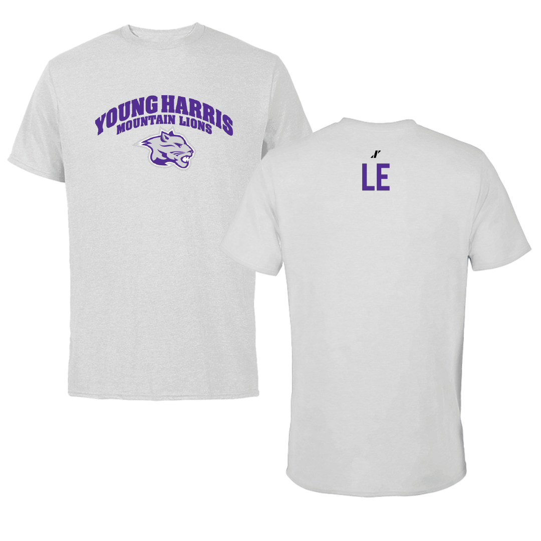 Young Harris College TF and XC Light Gray Performance Tee - Christopher Le