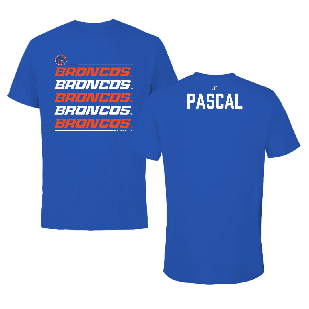 Boise State University Gymnastics Blue General Tee - Blake Pascal