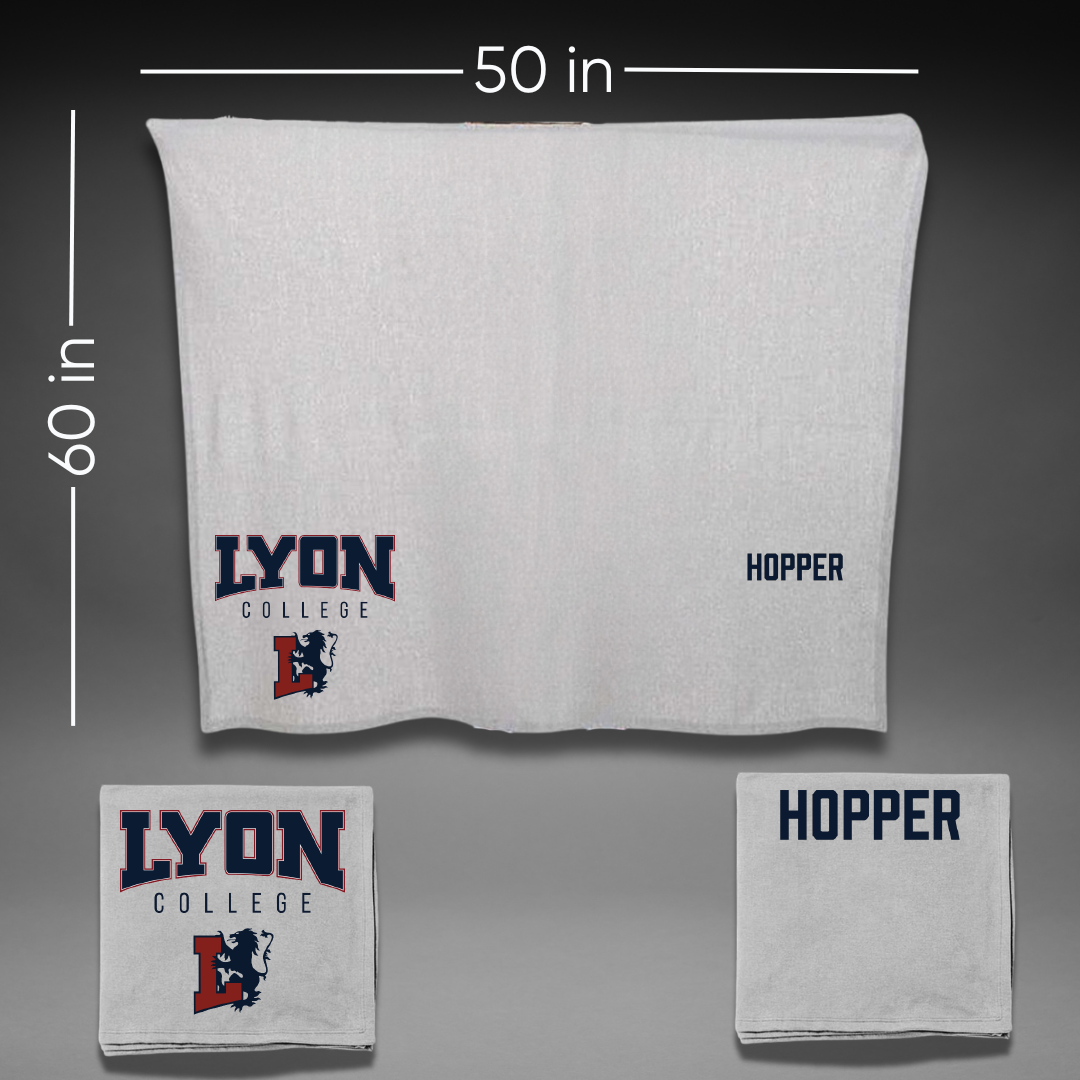 Lyon College Golf (M) Gray Blanket - Robert Hopper
