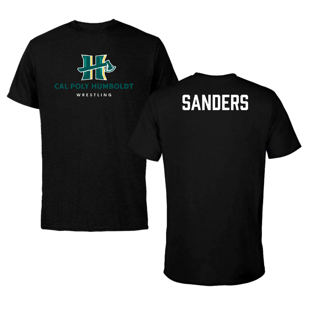 Cal Poly Humboldt Wrestling (M) Black Tee - Dakota Sanders