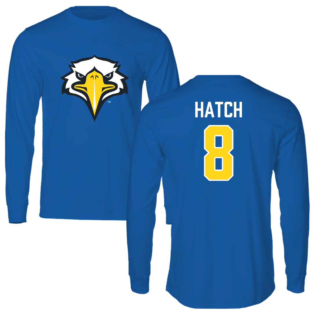 Morehead State University Beach Volleyball Blue Performance Long Sleeve - #8 Cady Hatch