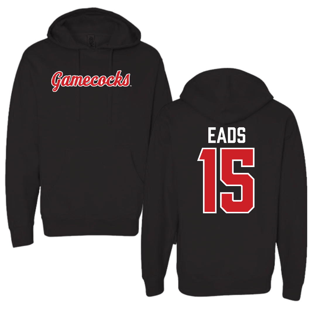 Jacksonville State University Soccer Black Hoodie - #15 Baylee Eads