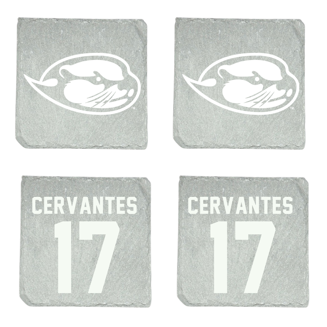 Cal State Monterey Bay Softball Stone Coaster (4 Pack)  - #17 Sofia Cervantes