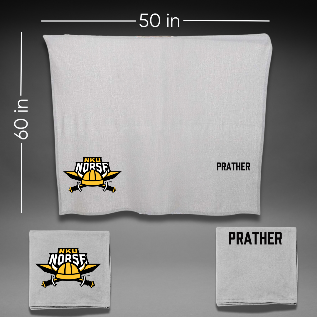 Northern Kentucky University Cheer Gray Blanket - Madelyn Prather
