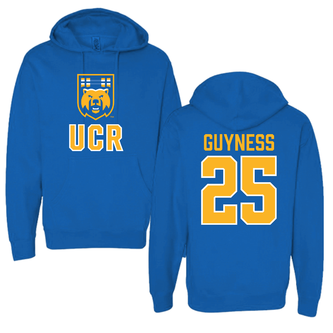 University of California-Riverside Soccer Blue Hoodie - #25 Sanaa Guyness