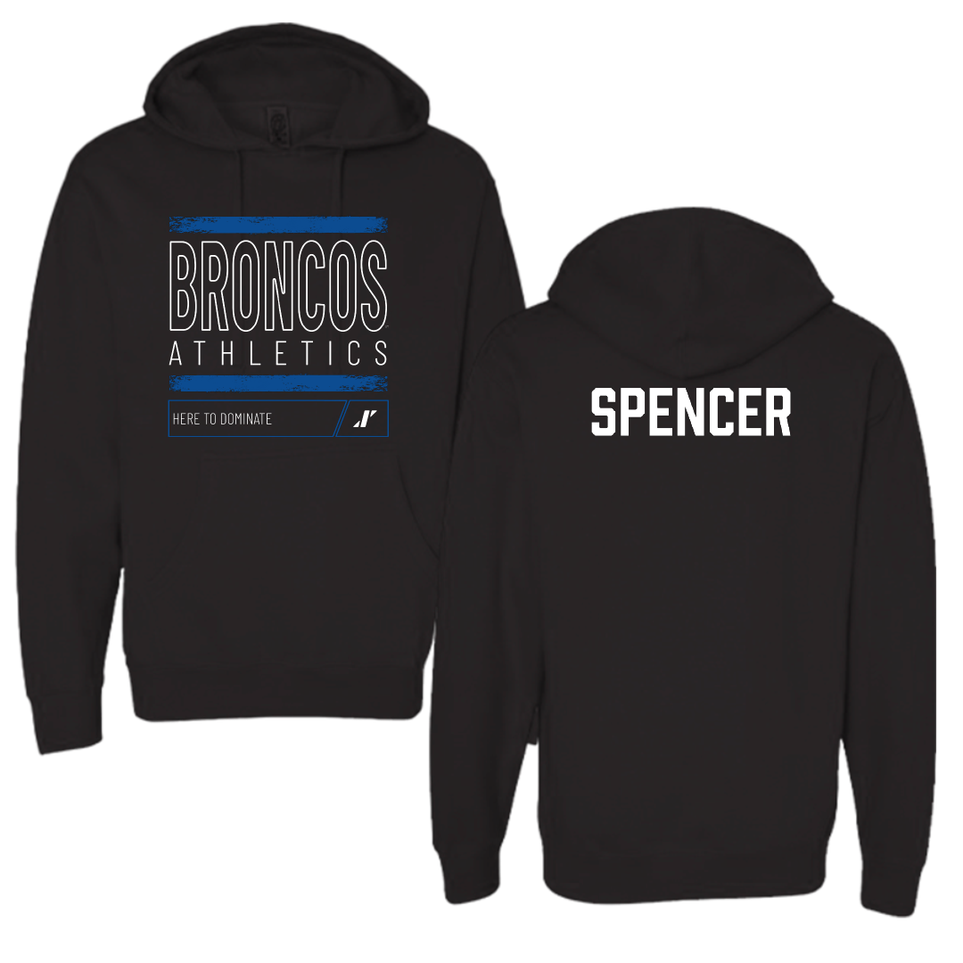 Fayetteville State University TF and XC Black Dominate Hoodie - Diamond Spencer