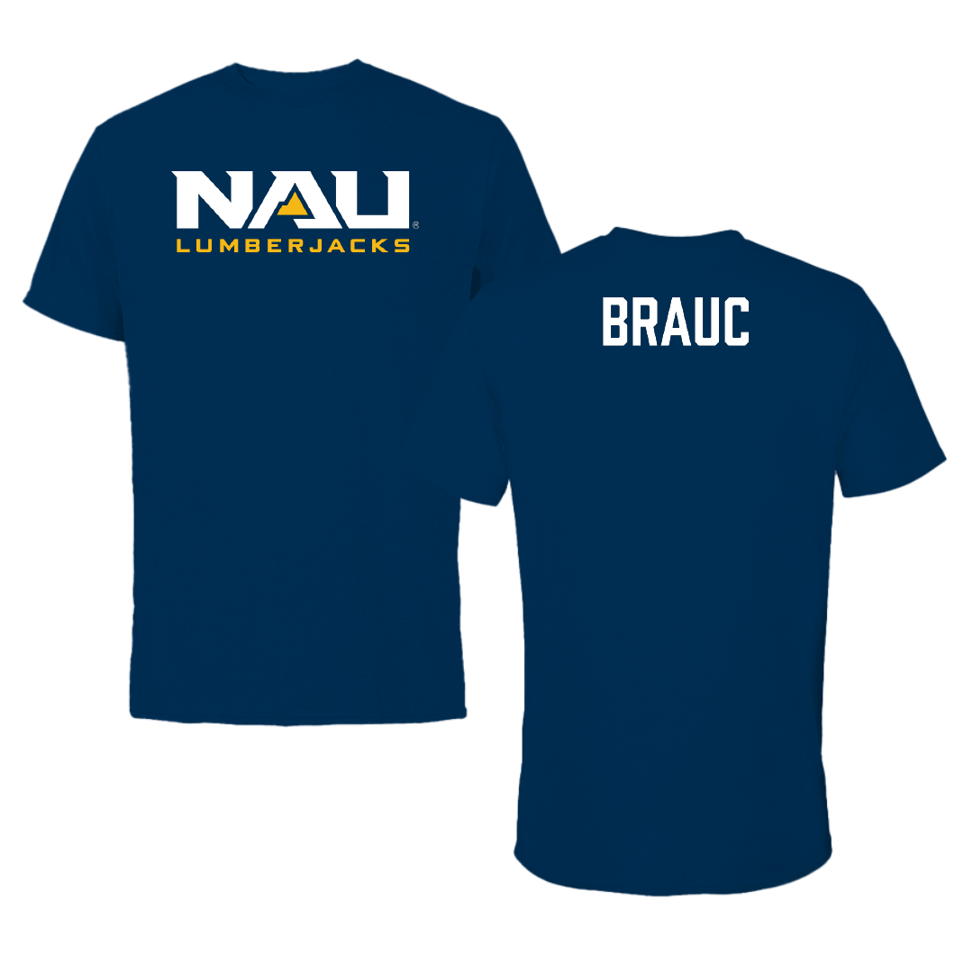 Northern Arizona University TF and XC Navy Block Performance Tee - Bella Brauc