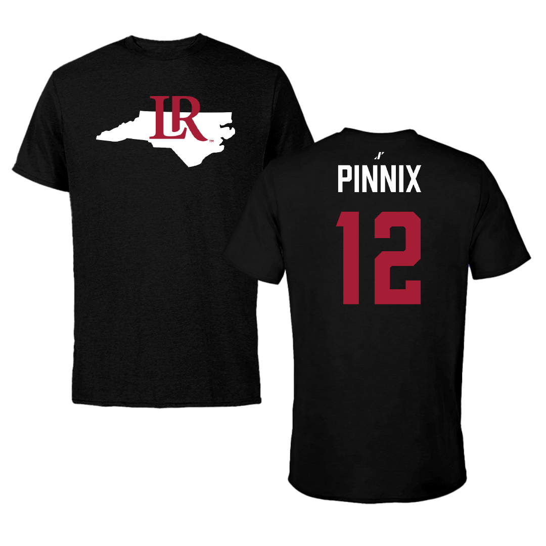 Lenoir-Rhyne University Softball Black State Tee - #12 Ryleigh Pinnix