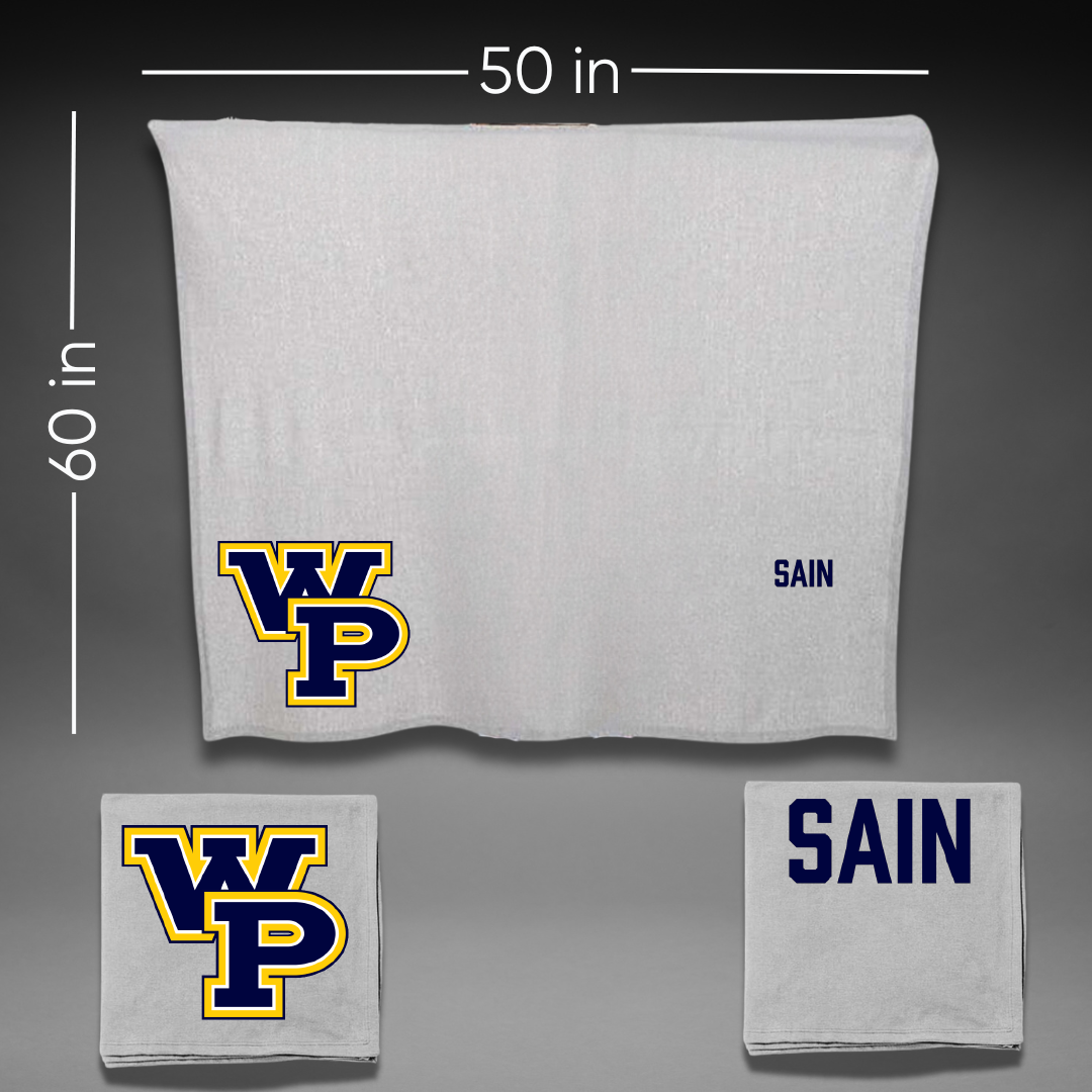 William Penn University Basketball (M) Gray Blanket - Rithy Sain
