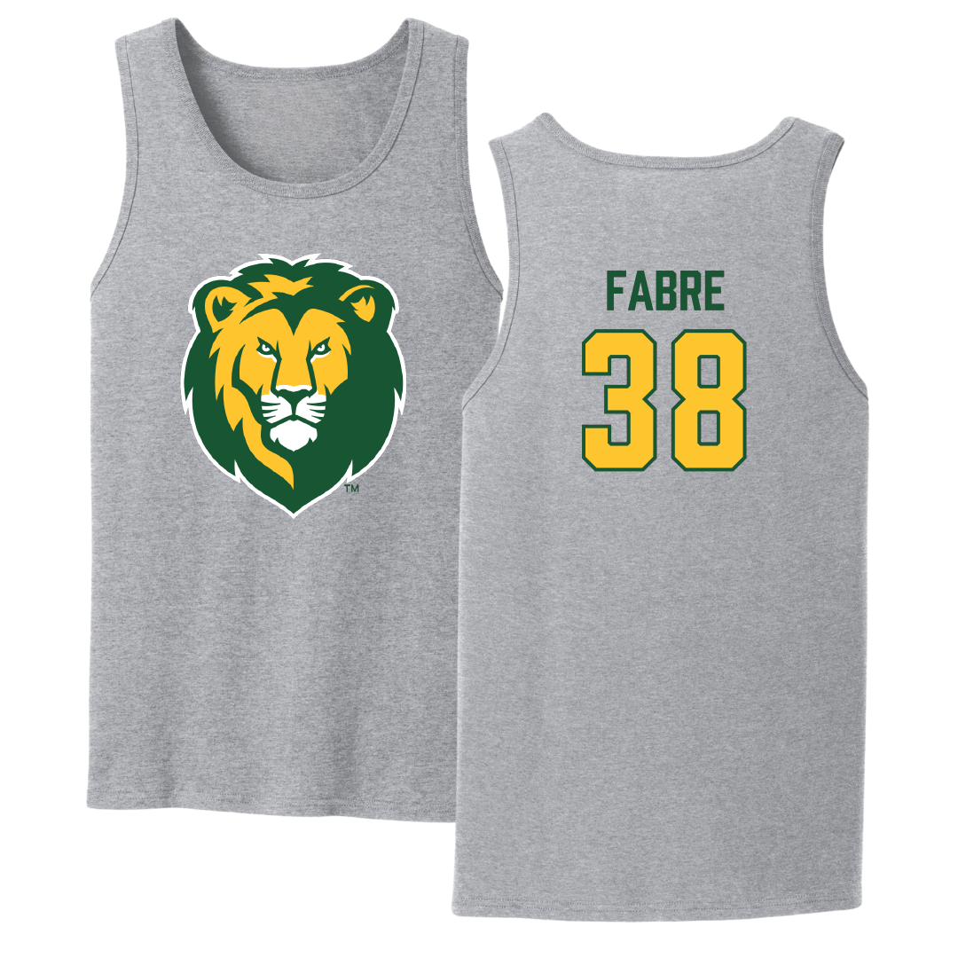 Southeastern Louisiana University Baseball Sport Gray Tank Top - #38 Larson Fabre