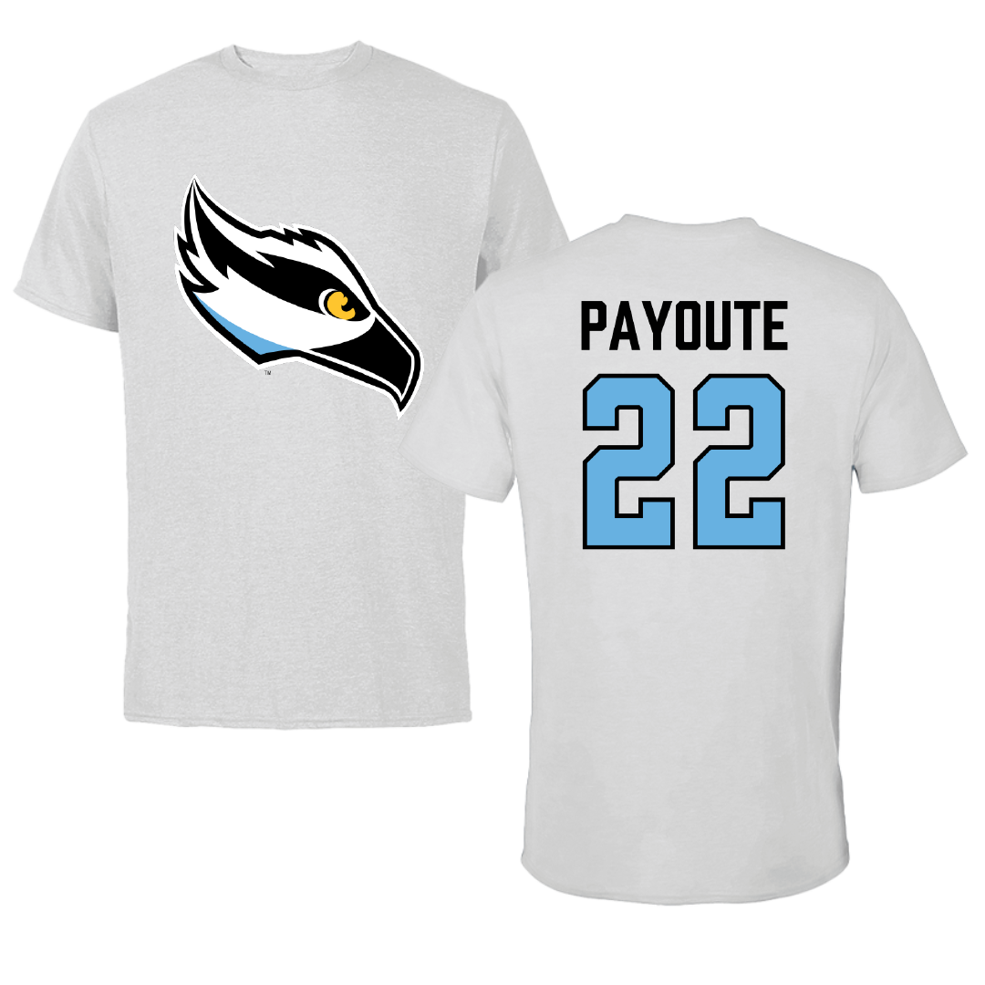 Stockton University Basketball (M) Light Gray Tee - #22 Jahmir Payoute
