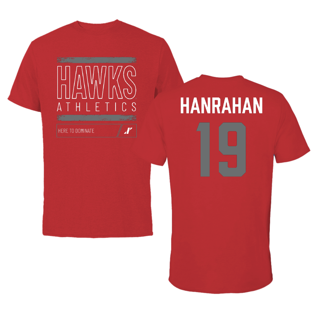 Saint Joseph's University Soccer Red Dominate Performance Tee - #19 Emily Hanrahan
