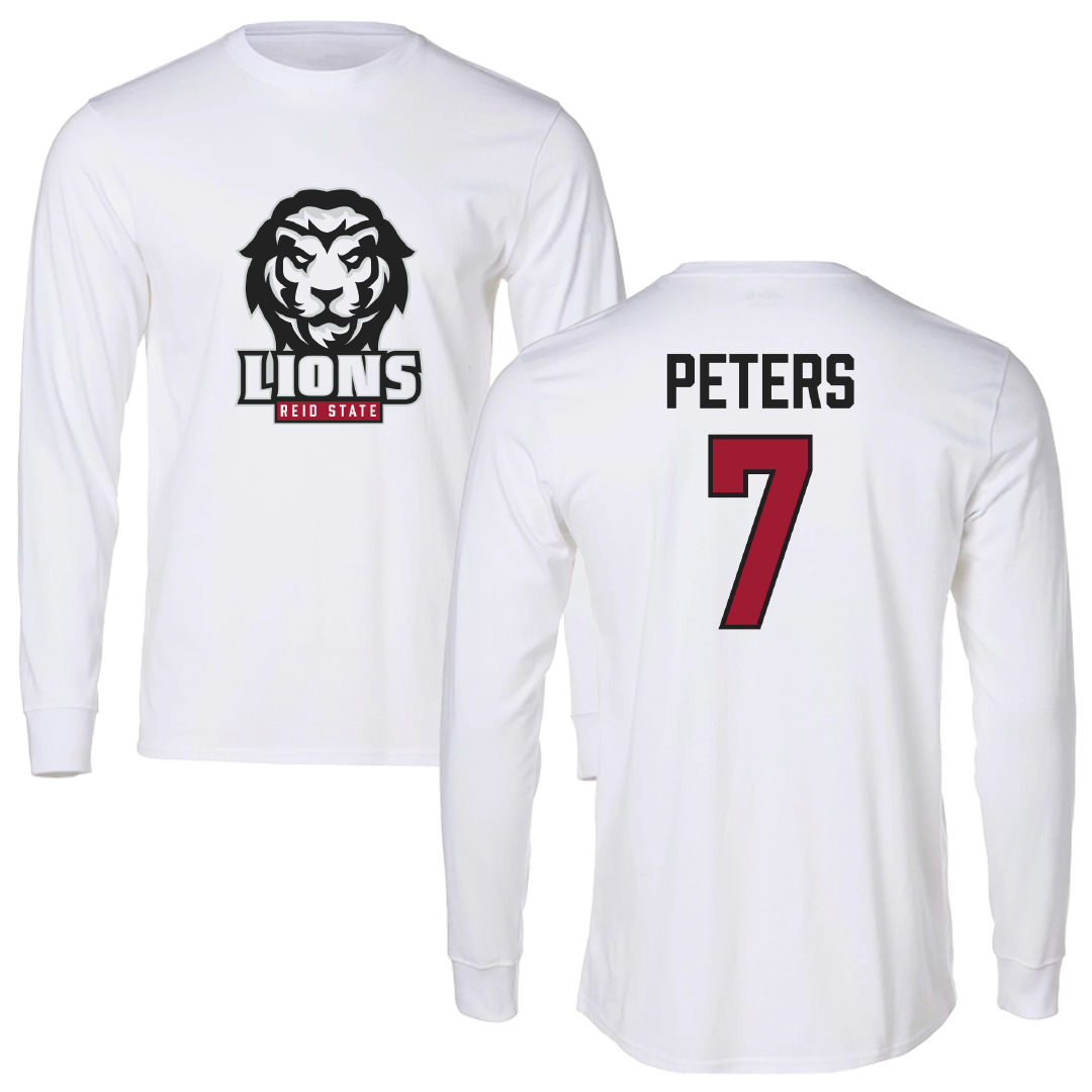Reid State Community College Baseball White Long Sleeve - #7 Braylon Peters