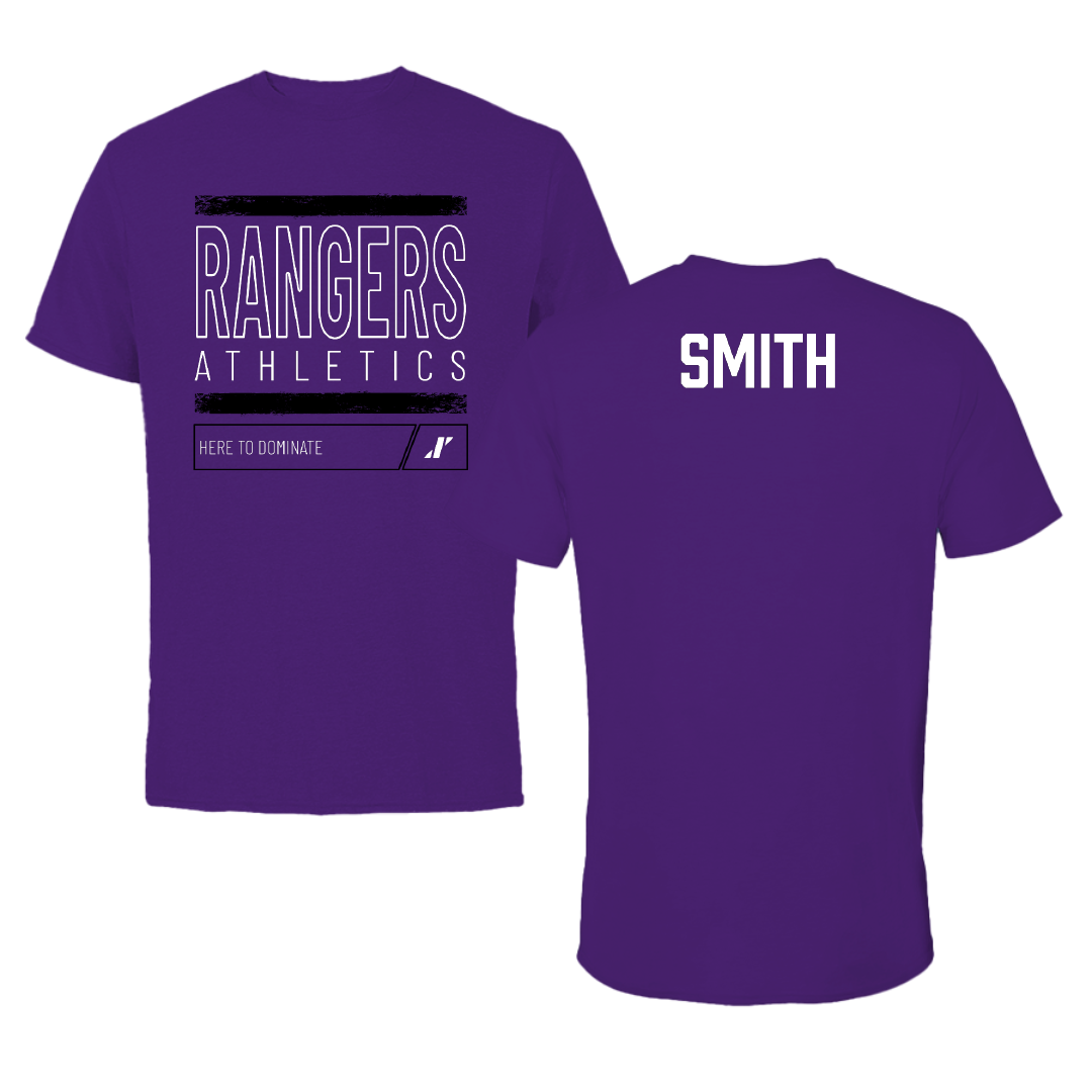 Ranger College Golf Purple Dominate Performance Tee - Jaylah Smith