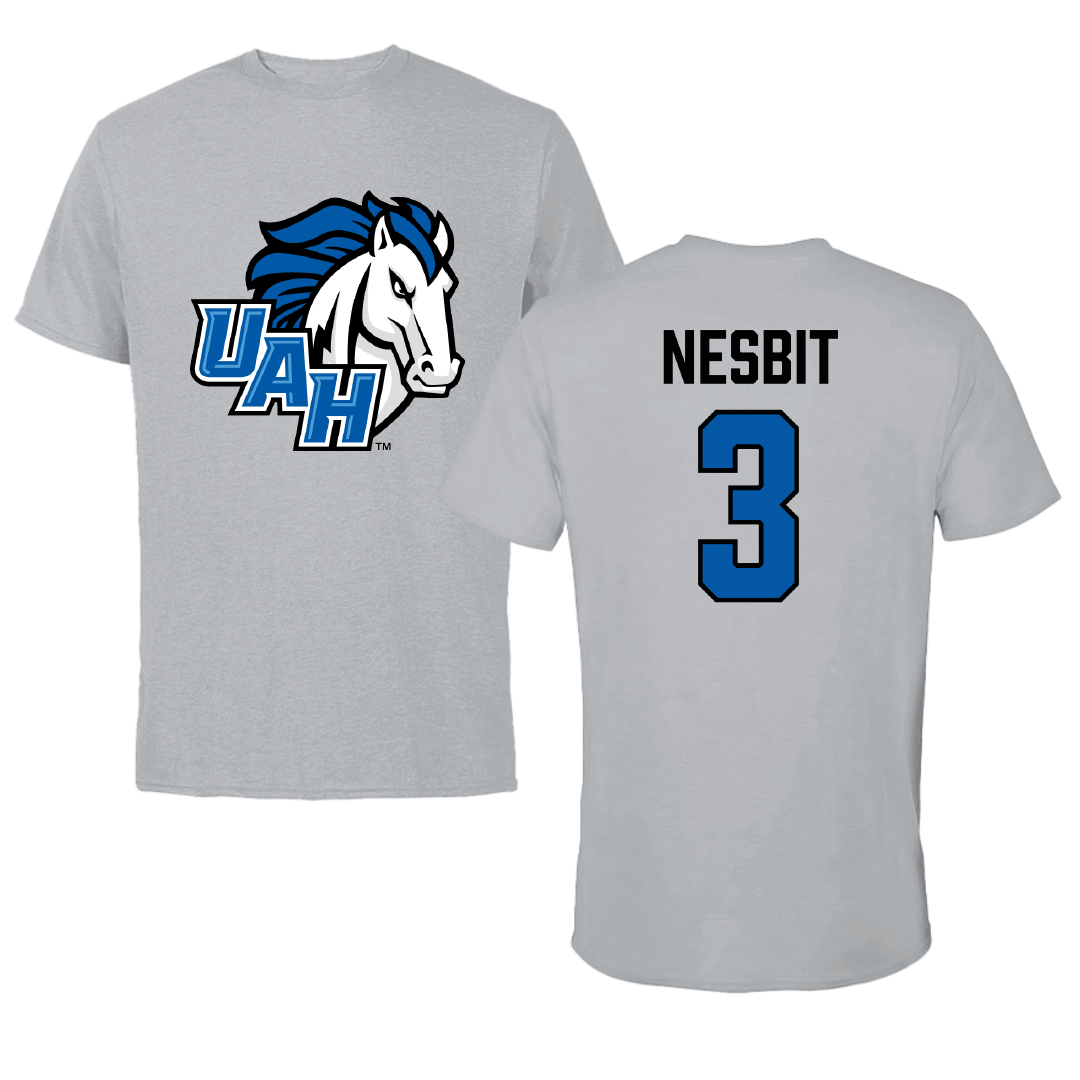 Huntsville Soccer (M) Sport Gray Tee - #3 Colby Nesbit
