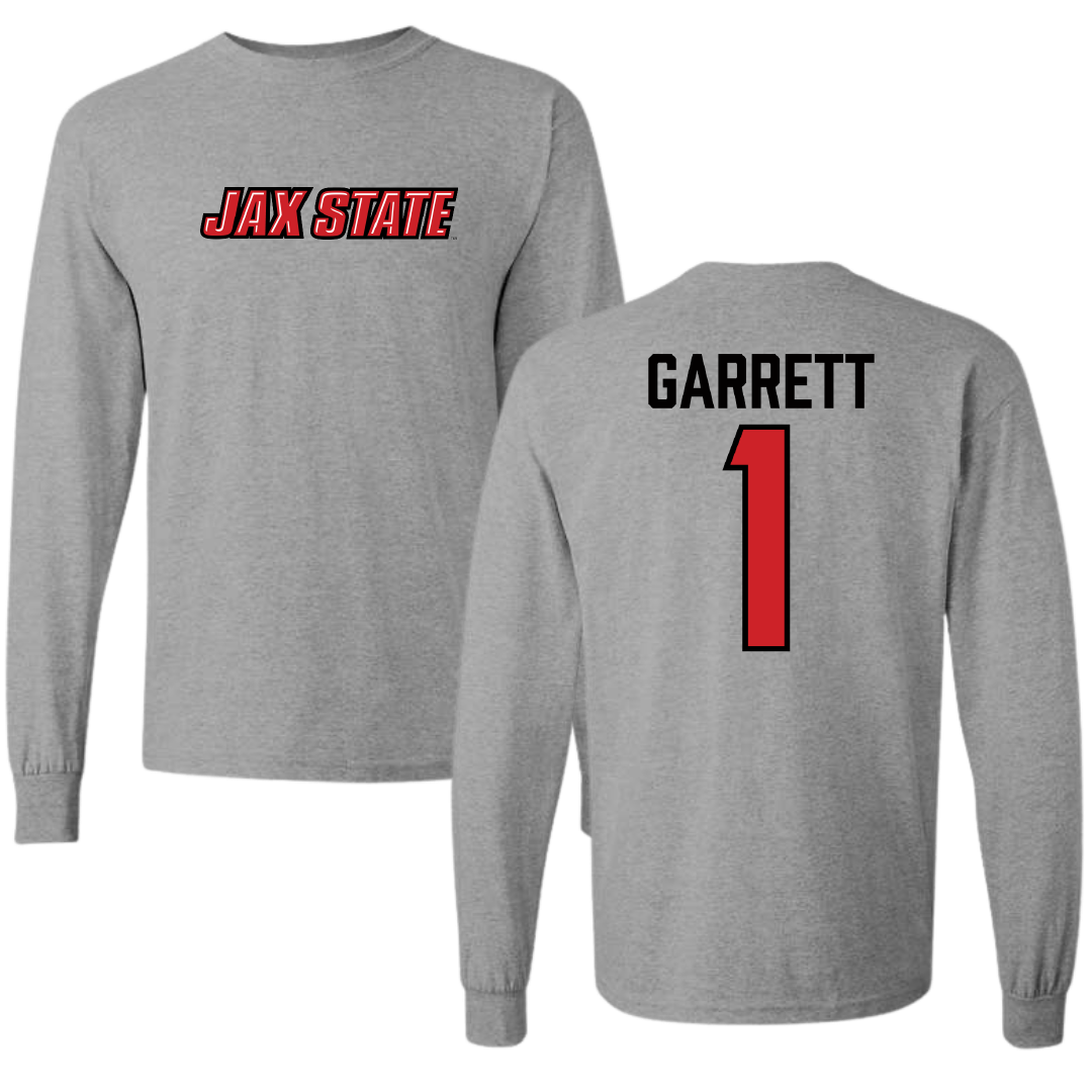 Jacksonville State University Volleyball Sport Gray Long Sleeve - #1 Ellie Garrett