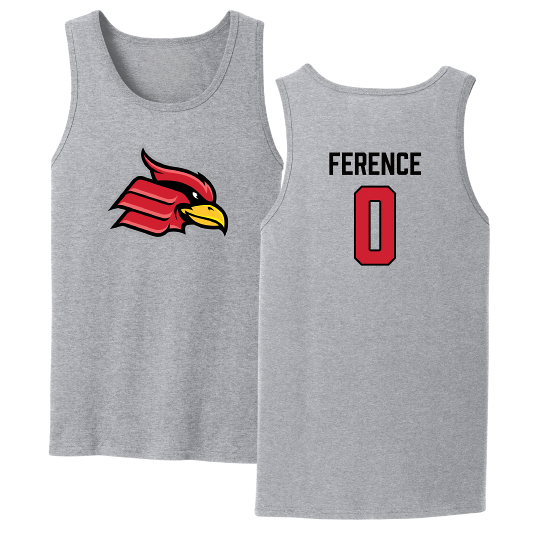 Wheeling University Baseball Sport Gray Tank Top - #0 Keaton Ference