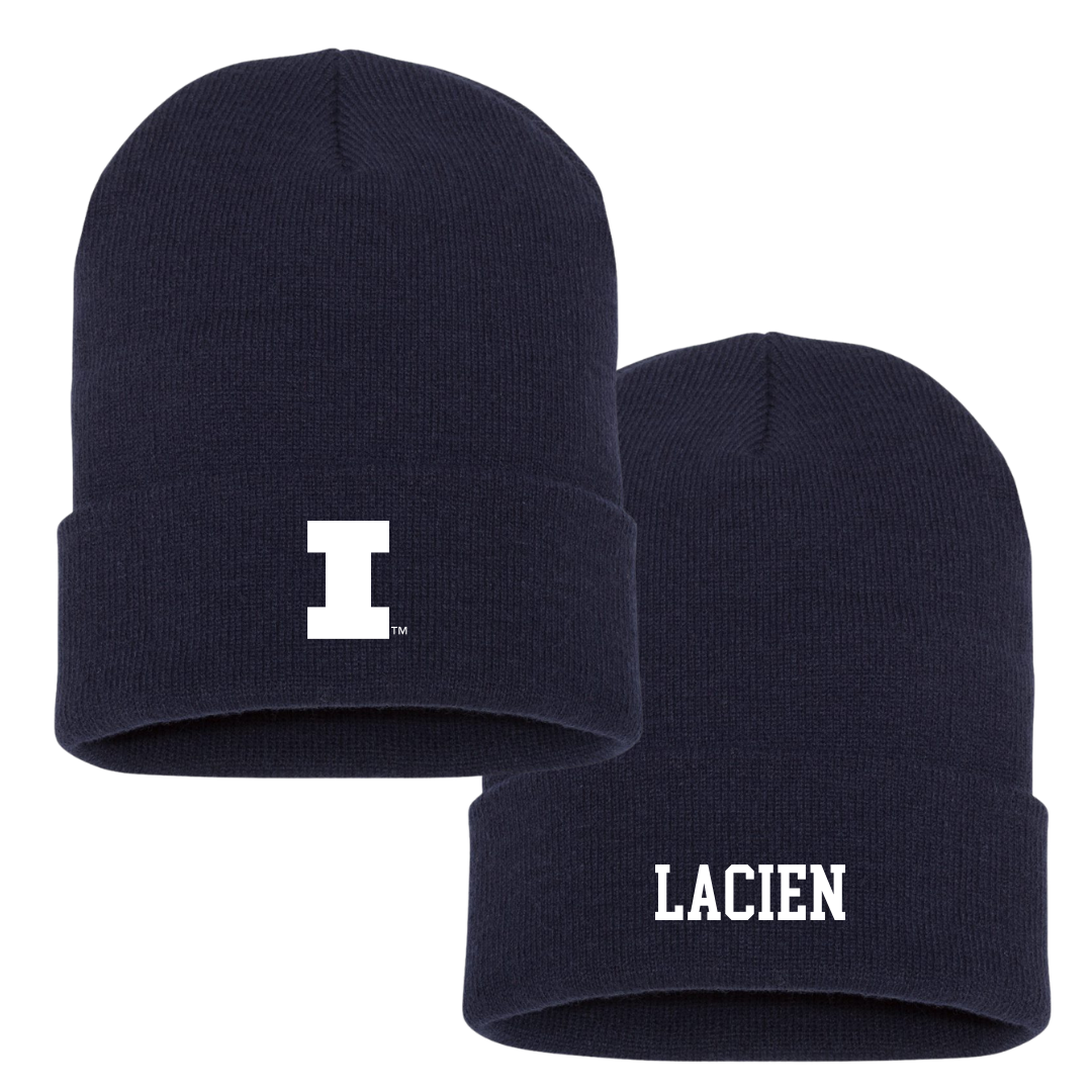 University of Illinois Baseball Navy Beanie - #16 Richard LaCien