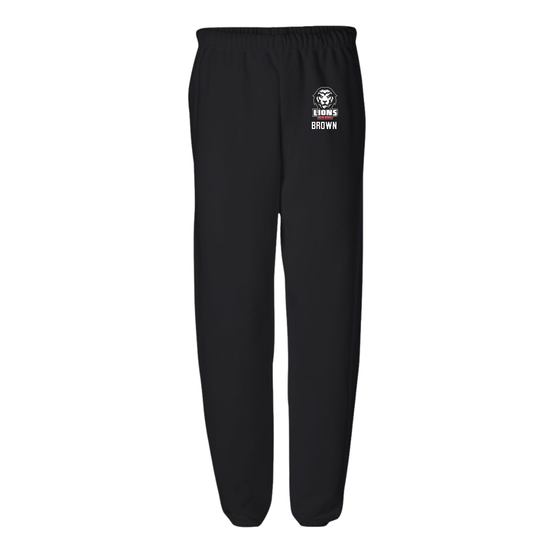 Reid State Community College Softball Black Sweatpants - #1 Tiara Brown