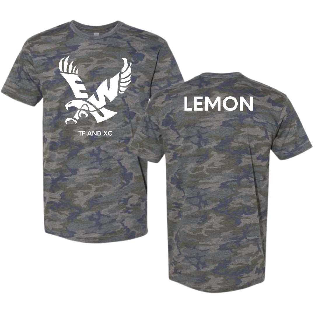 Eastern Washington University TF and XC Vintage Camo Tee - Marcus Lemon