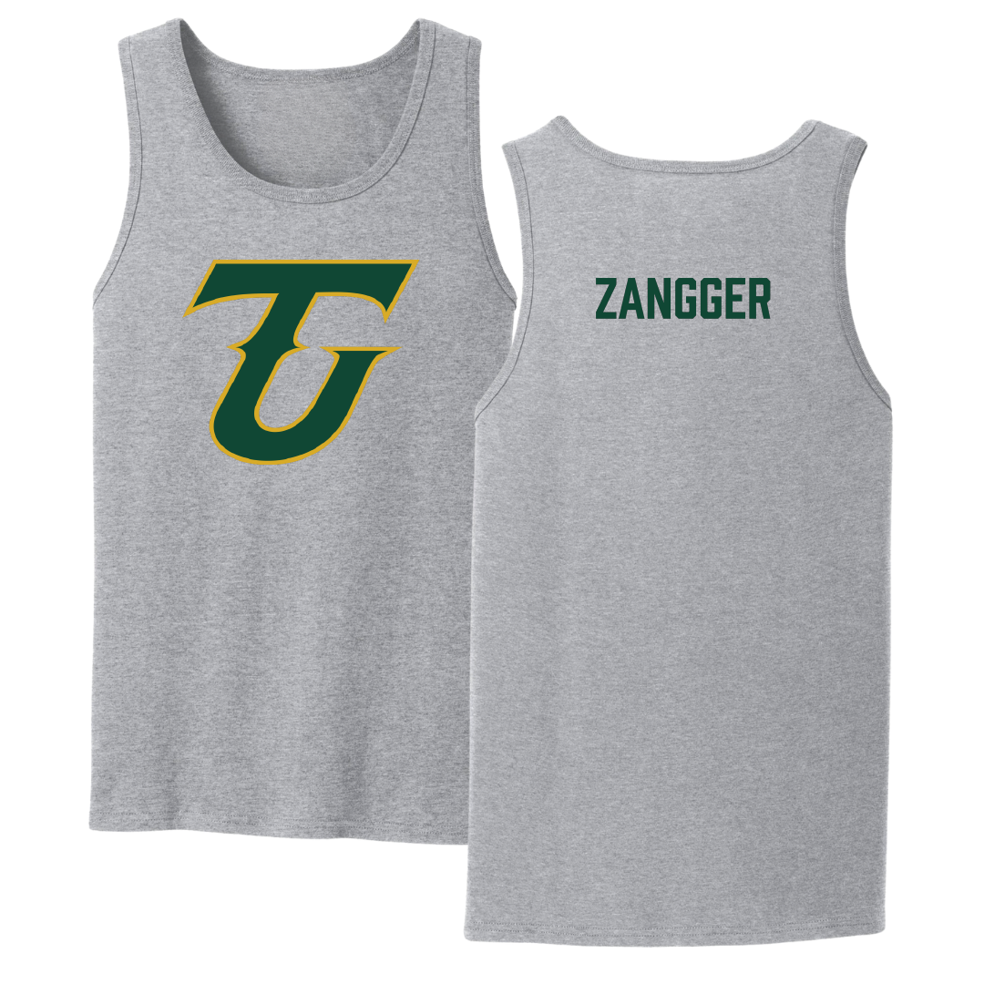 Tiffin University Soccer Sport Gray Tank Top - Kyle Zangger