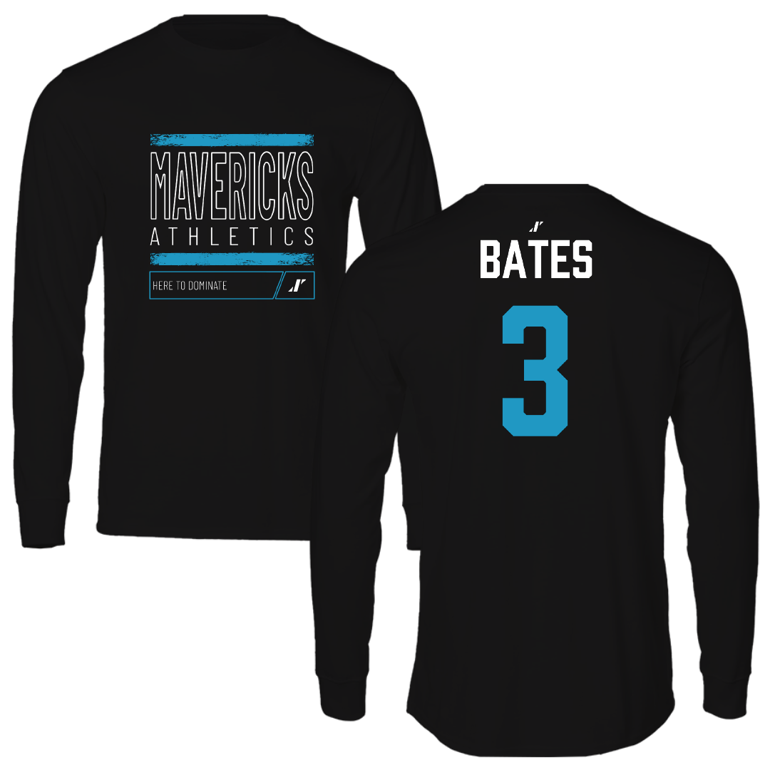 Mercy University Lacrosse (W) Black Dominate Performance Long Sleeve - #3 Kaci Bates