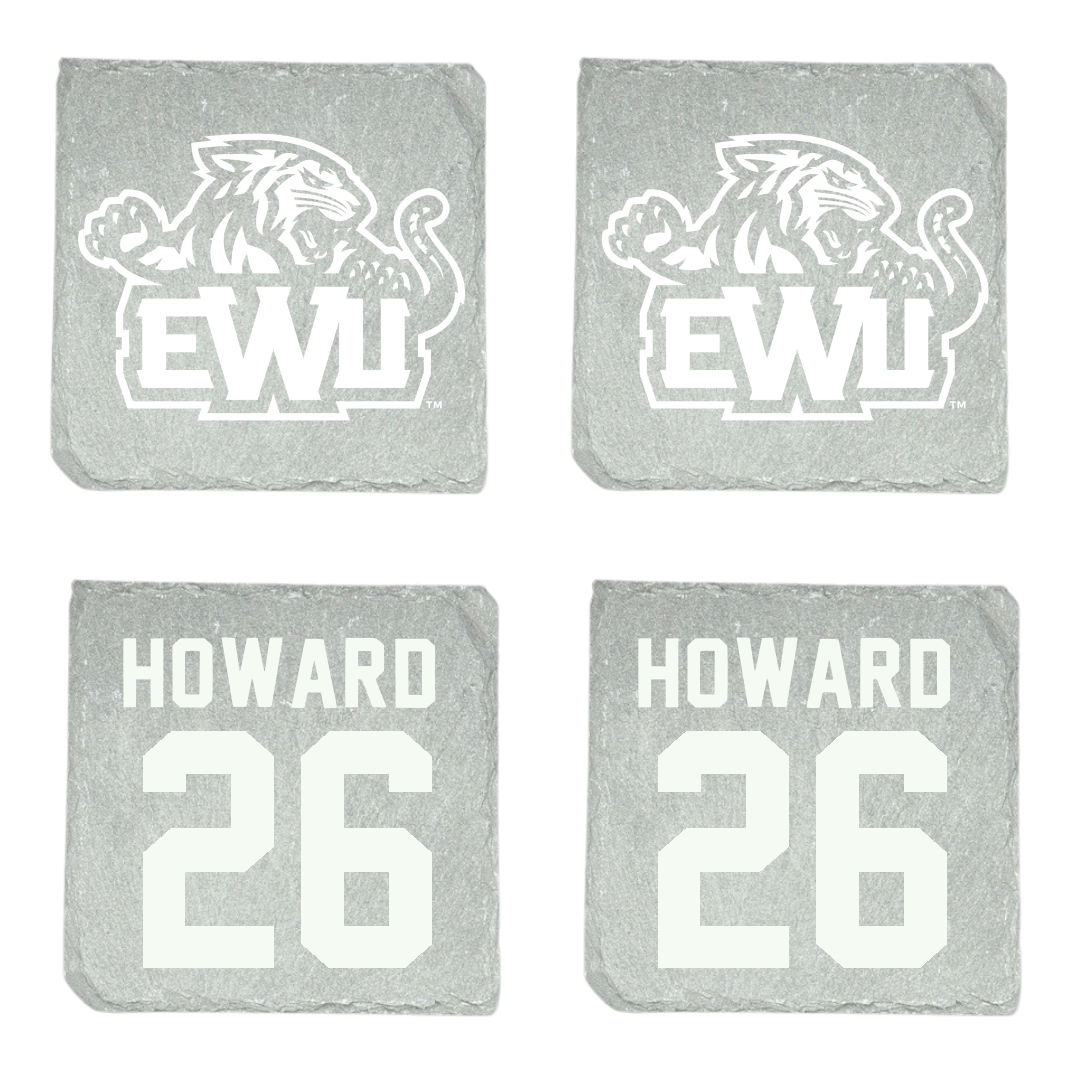 Edward Waters University Football Stone Coaster (4 Pack)  - #26 Diamate Howard