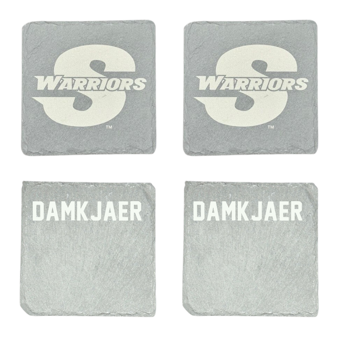 Stanislaus State Tennis (W) Stone Coaster (4 Pack)  - Katrine Rose Damkjaer