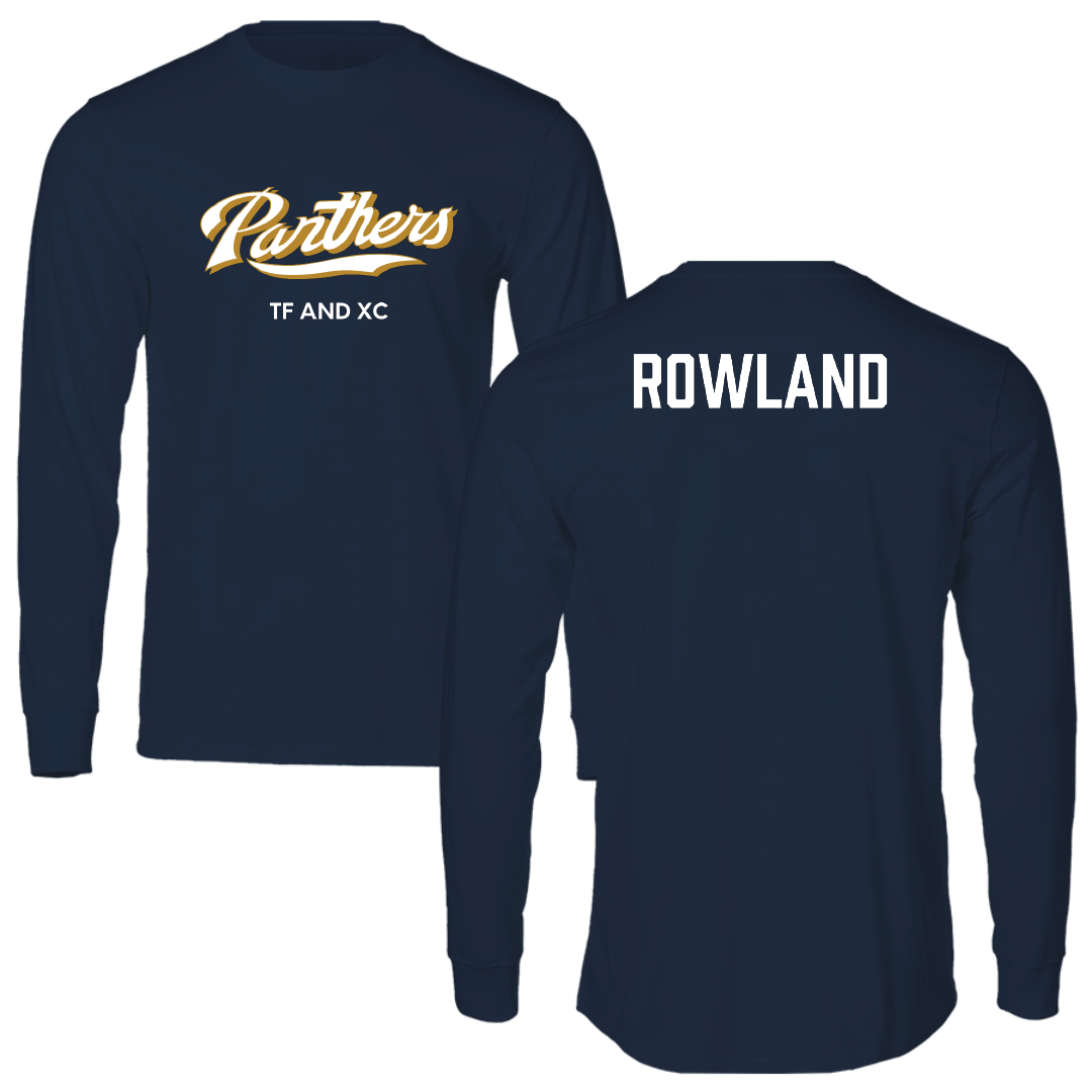 Florida International University TF and XC Navy Performance Long Sleeve - De’quan Rowland