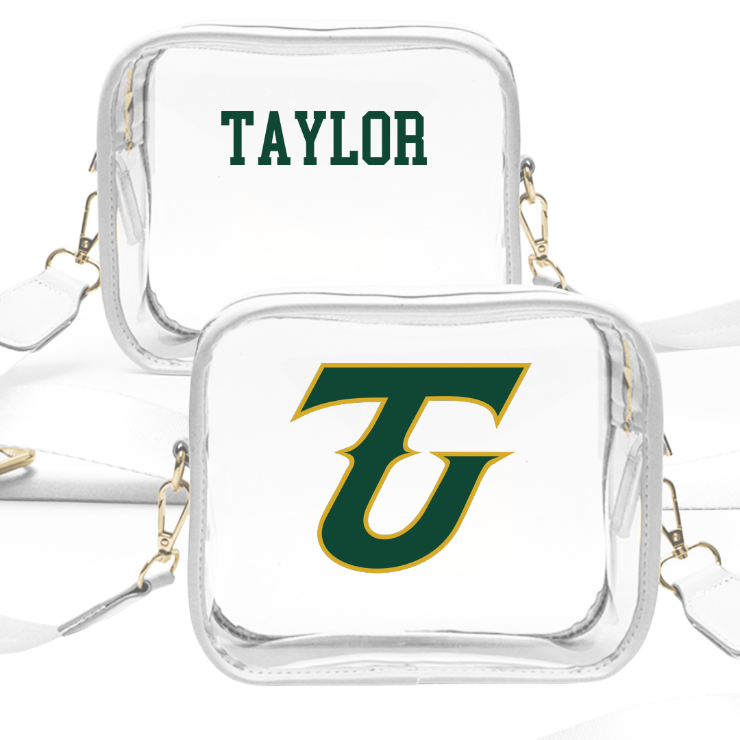 Tiffin University Soccer (M) White Clear Stadium Bag - Quentin Taylor