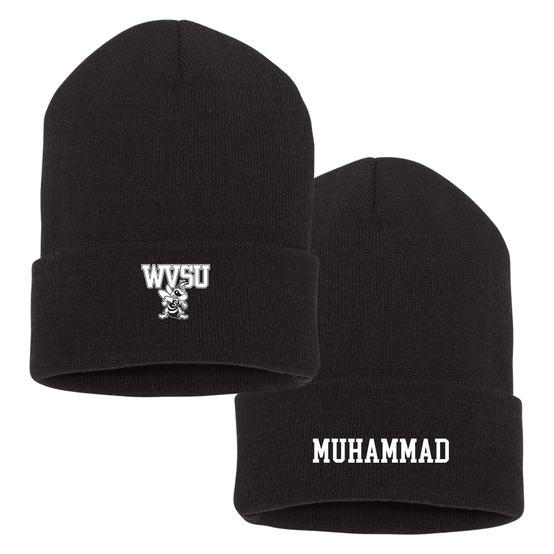 West Virginia State University Basketball (W) Black Beanie - #20 Dream Muhammad