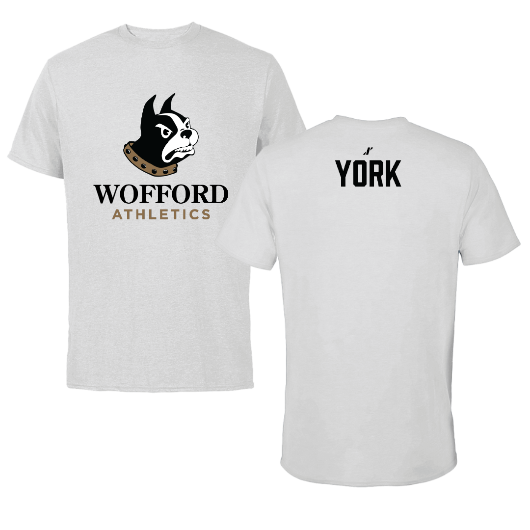 Wofford College TF and XC Light Gray Tee - Andrew York