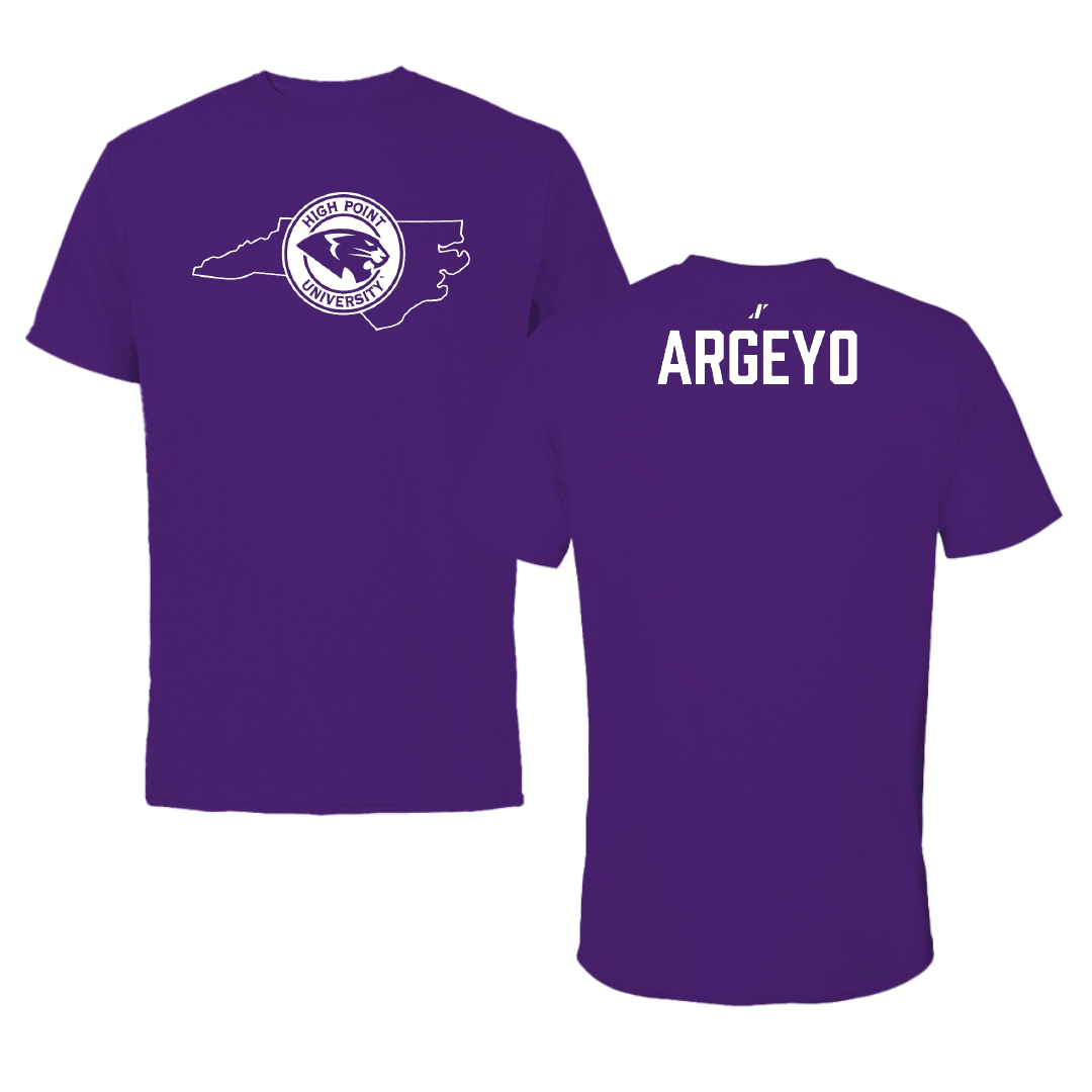 High Point University Cheer Purple State Performance Tee - Jamyah Argeyo